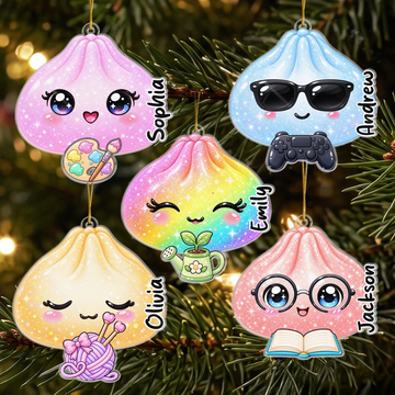 Custom Acrylic Ornament Personalized Christmas Birthday Gifts For Kids Sweet Little Dumpling This Season