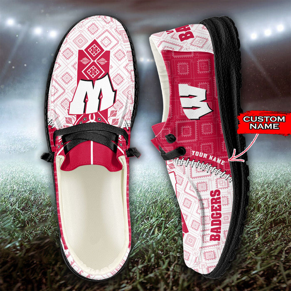 Wisconsin Badgers Native American Tribes Hey Dude Shoes
