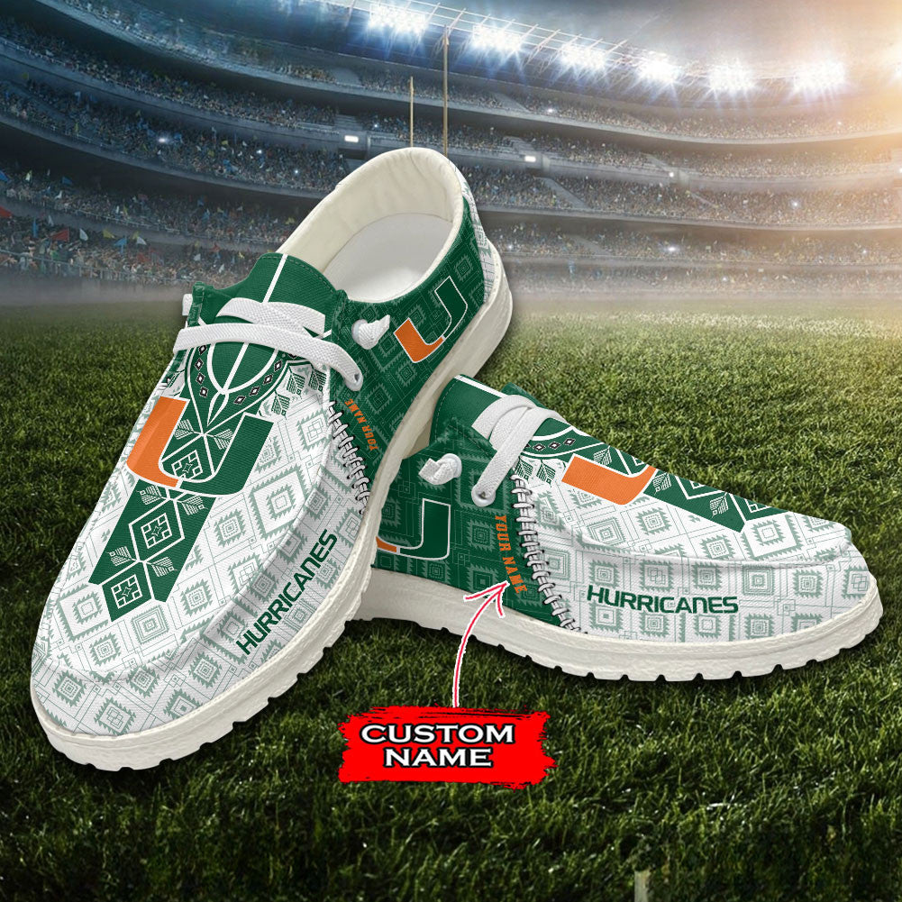 Miami Hurricanes Native American Tribes Hey Dude Shoes