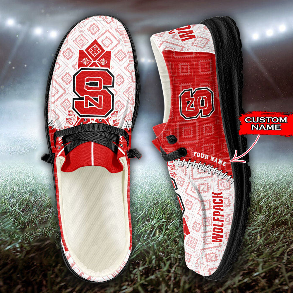 NC State Wolfpack Native American Tribes Hey Dude Shoes