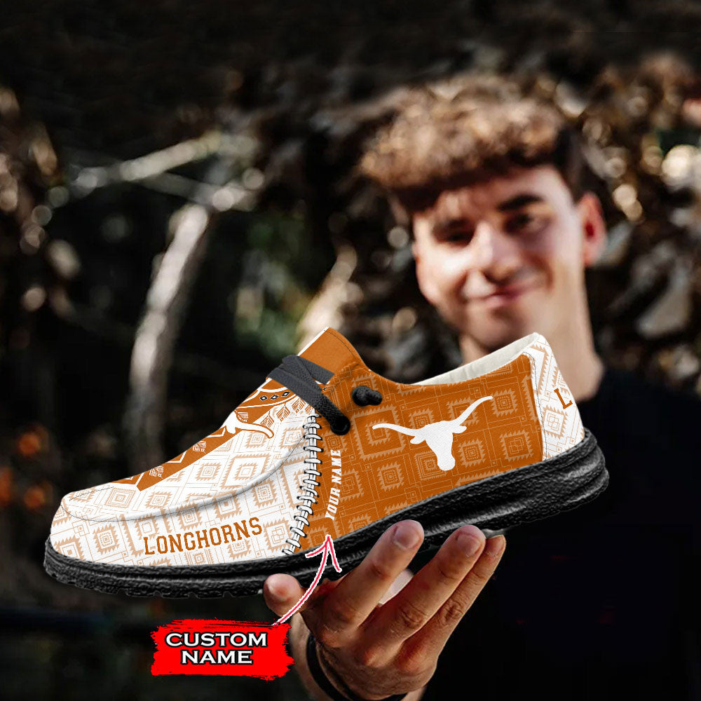 Texas Longhorns Native American Tribes Hey Dude Shoes