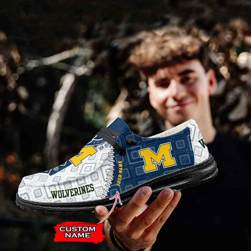 Michigan Wolverines Native American Tribes Hey Dude Shoes
