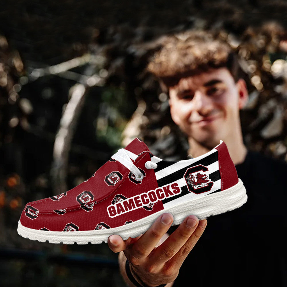 NCAA South Carolina Gamecocks Custom Name Hey Dude Shoes 19 M22