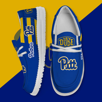 ZNCAA Pittsburgh Panthers - Football Hey Dude Canvas Loafer Shoes