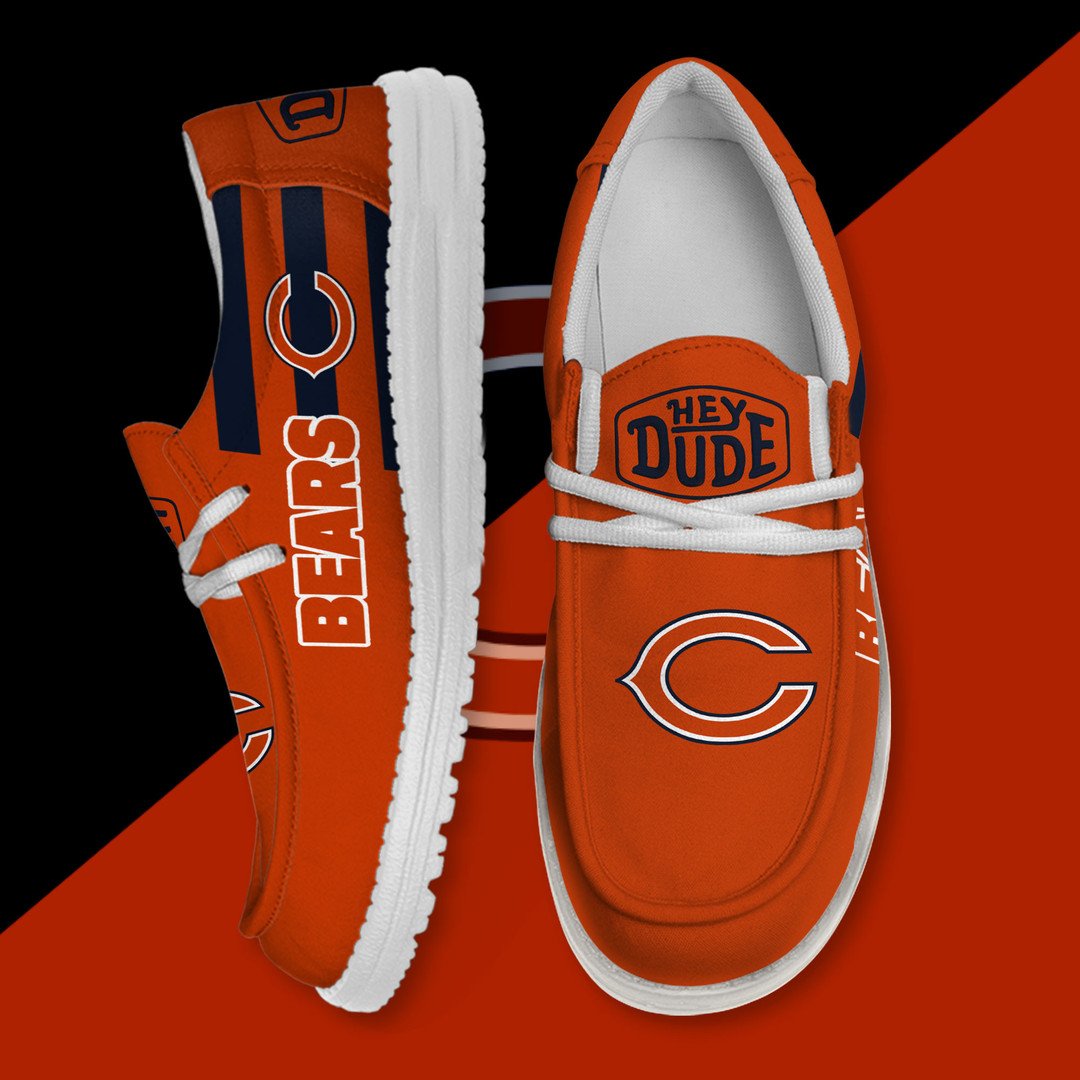 NFL Chicago Bears - Football Hey Dude Canvas Loafer Shoes