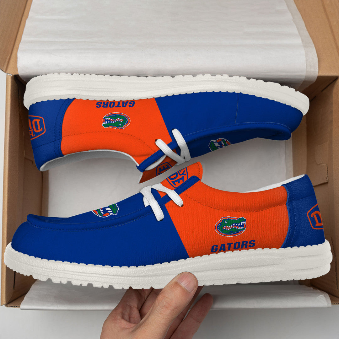 NCAA 06 Florida Gators Football Hey Dude Canvas Loafer Shoes(1)