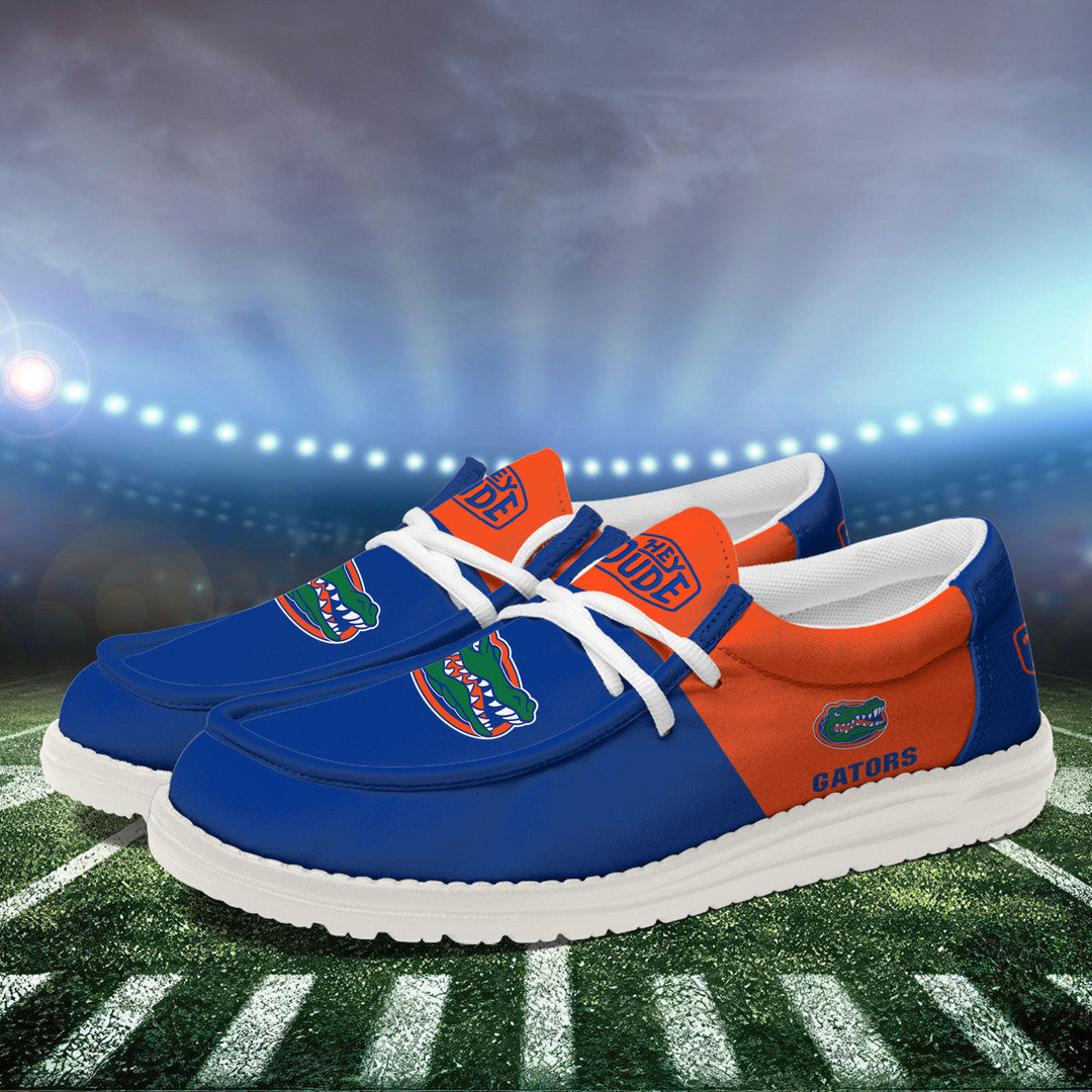 NCAA 06 Florida Gators Football Hey Dude Canvas Loafer Shoes(1)