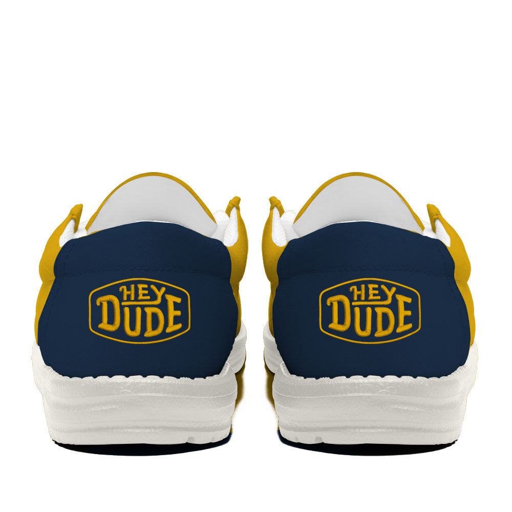 NCAA 02 Notre Dame Fighting Irish Football Hey Dude Canvas Loafer Shoes