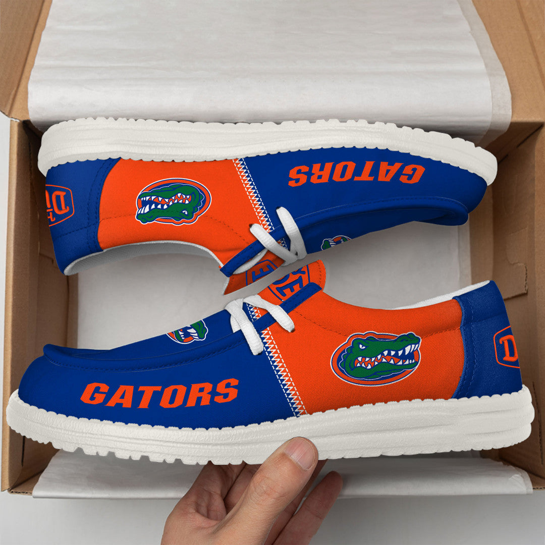 NCAA 06 Florida Gators Football Hey Dude Canvas Loafer Shoes