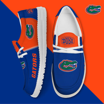 NCAA 06 Florida Gators Football Hey Dude Canvas Loafer Shoes