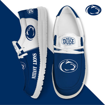 NCAA 27 Penn State Nittany Lions Football Hey Dude Canvas Loafer Shoes