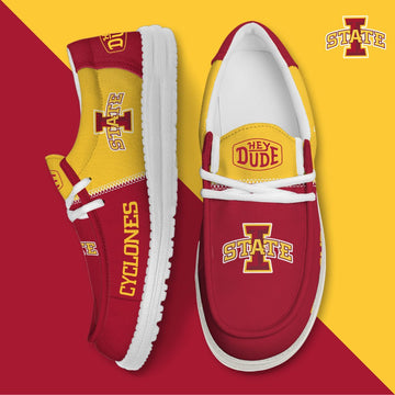 NCAA 11 Iowa State Cyclones Football Hey Dude Canvas Loafer Shoes