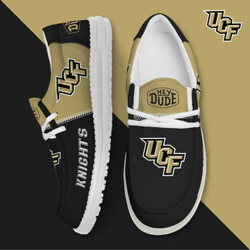 NCAA 33 UCF Knights Football Hey Dude Canvas Loafer Shoes