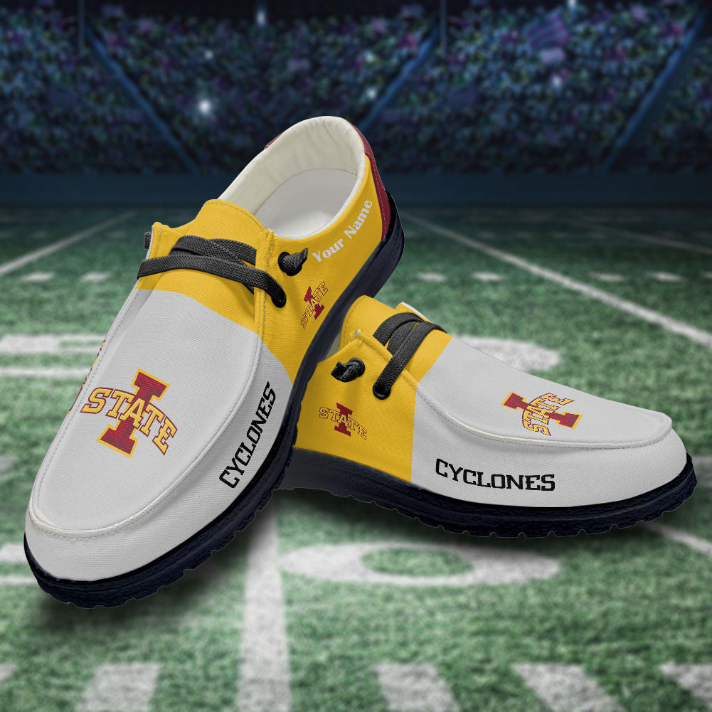 Iowa State Cyclones Hey Dude Shoes - Custom name