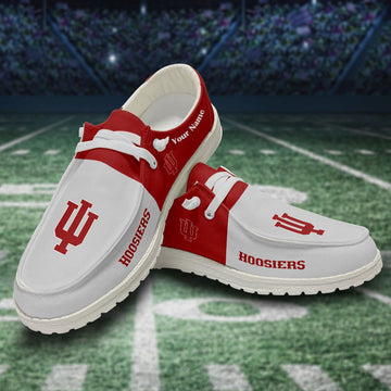 Indiana Hoosiers Hey Dude Shoes - Custom name