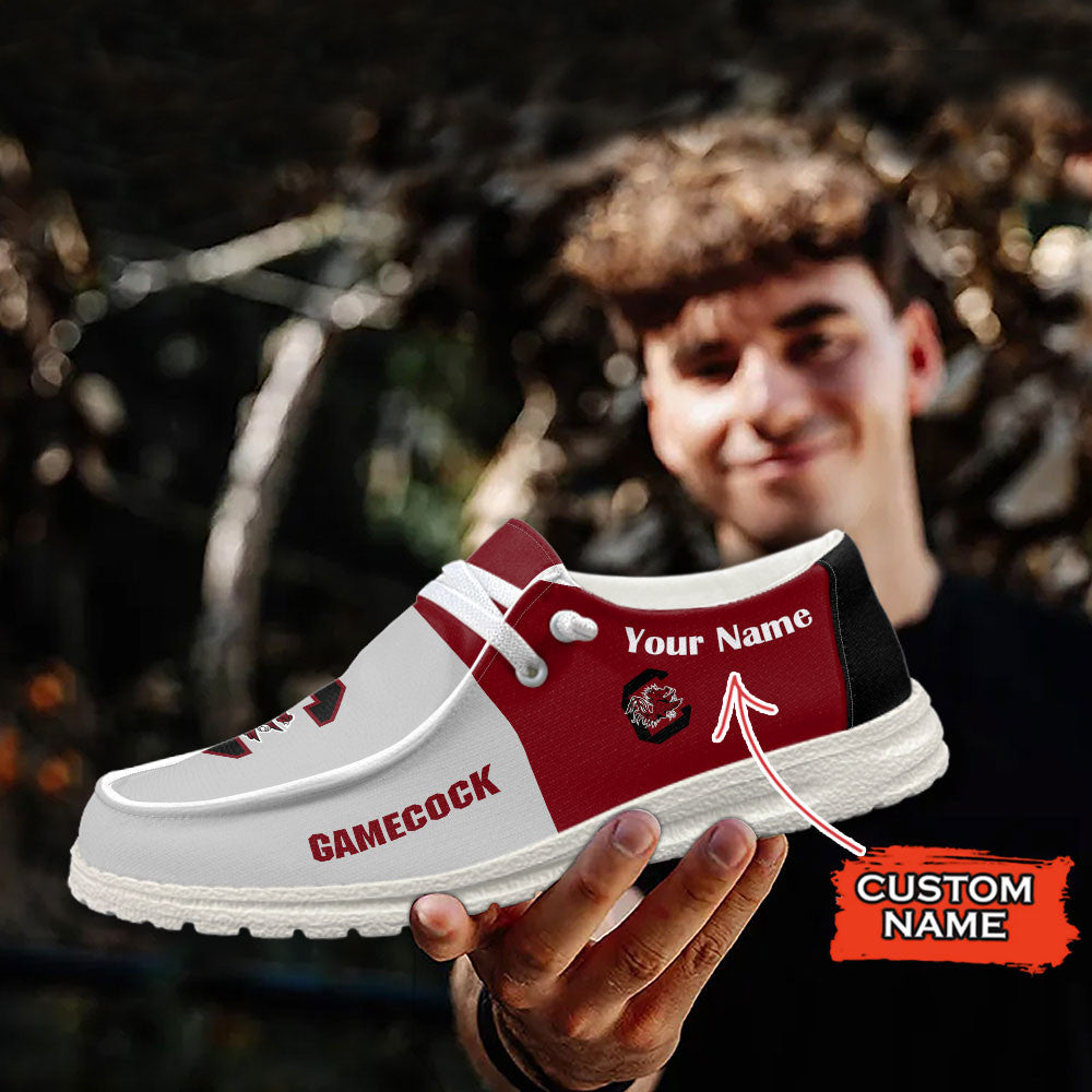 South Carolina Gamecocks Hey Dude Shoes - Custom name