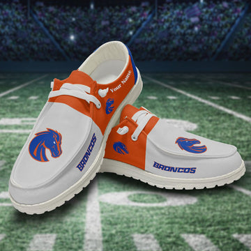 Boise State Broncos Hey Dude Shoes - Custom name