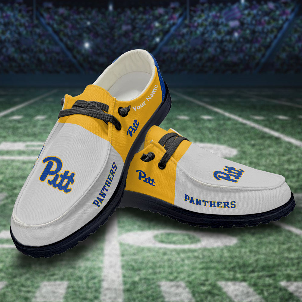 Pittsburgh Panthers Hey Dude Shoes - Custom name