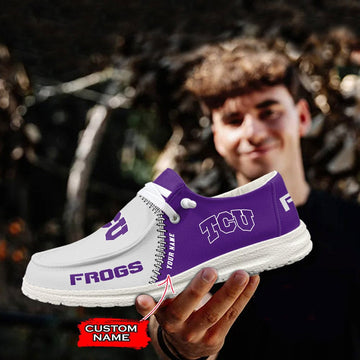 NCAA TCU Horned Frogs Hey Dude Shoes M1 DS001
