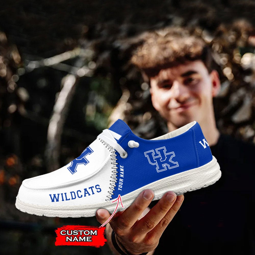 NCAA Kentucky Wildcats Hey Dude Shoes M1 DS001