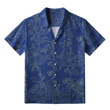 Personality fashion  The Artistic Beauty Of Flowers Aloha Hawaiian Shirt