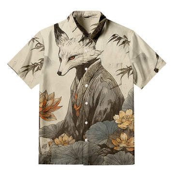 Personality fashionGuardian Of The Lotus Realm Button-up Shirt