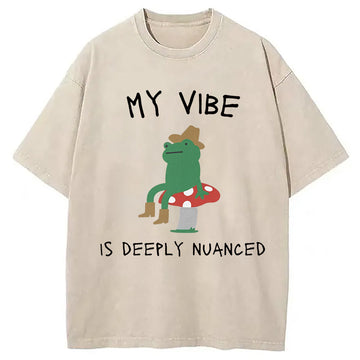 Personality fashion My Vibe Washed T-Shirt