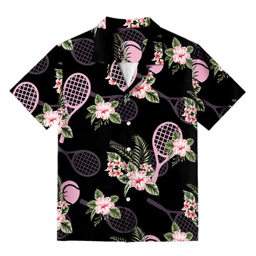 Personality fashionTropical Tennis Hawaiian Shirt