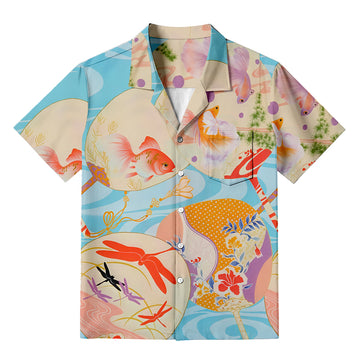 Personality fashionBlue Whisperers of Flowing Water Hawaiian Shirt