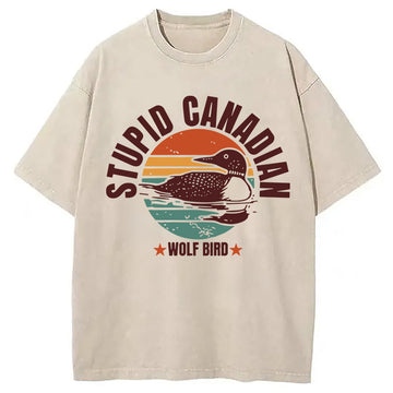 Personality fashion Heated-rivalry Washed T-Shirt