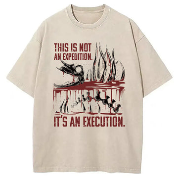 Personality fashion Iron Lung Washed T-Shirt