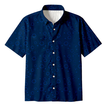 Personality fashionDice Bubbles Button Up Pocket Shirt