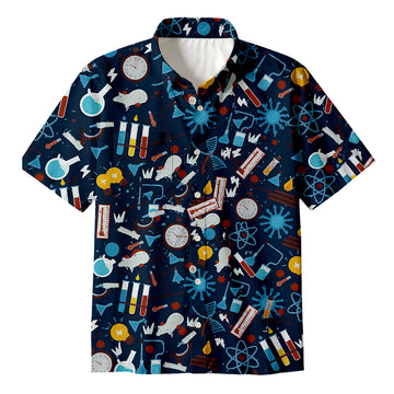 Personality fashionScience Button Up Pocket Shirt