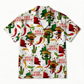 Personality fashionViva Mexico Hawaiian Shirt