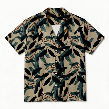 Personality fashionBotanical Vine Breeze Hawaiian Shirt