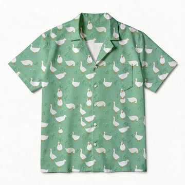 Personality fashionGoose Garden Hawaiian Shirt