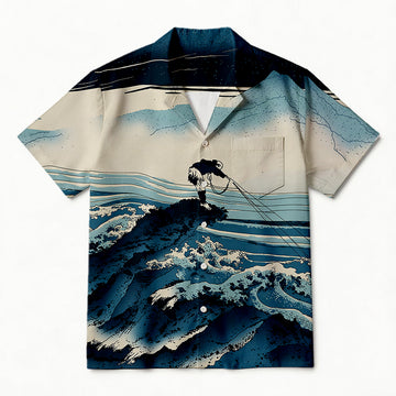 Personality fashionKoshu Kajikazawa Hawaiian Shirt