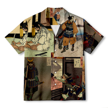 Personality fashionSamurai Art Hawaiian Shirt
