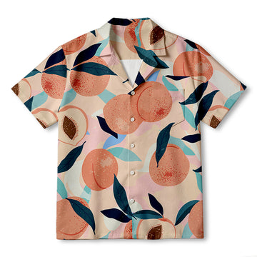 Personality fashionJuicy Peach Dream Hawaiian Shirt