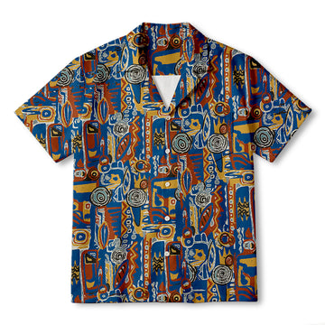 Personality fashionUrban Park Tribal Hawaiian Shirt