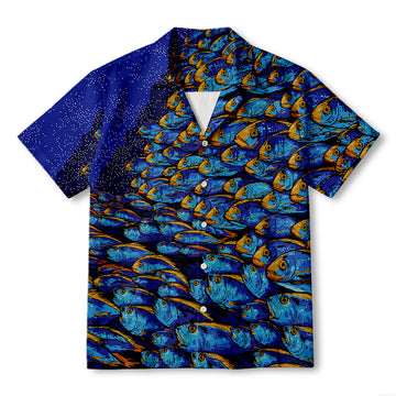 Personality fashionOcean Fish Hawaiian Shirt