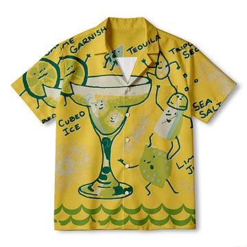 Personality fashionMargarita Party Crew Hawaiian Shirt