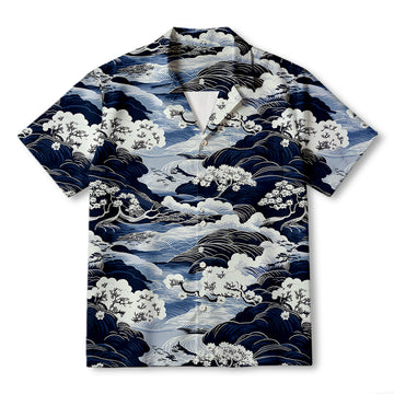 Personality fashionTraditional Japan Scenery Hawaiian Shirt