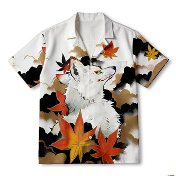 Japanese Fox Hawaiian Shirt