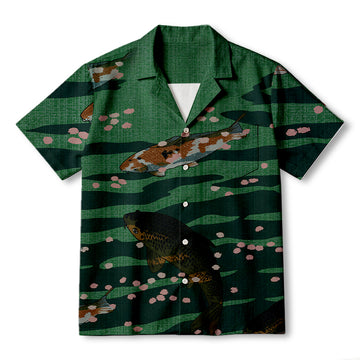 Two Koi Fish Hawaiian Shirt