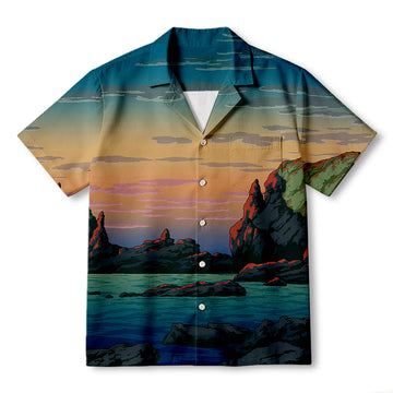Islands At Sunrise Hawaiian Shirt