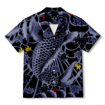 Personality fashionKoi Fish Hawaiian Shirt