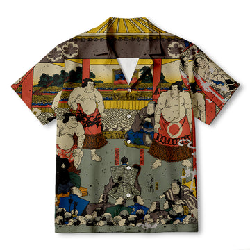 Sumo Entering The Ring Hawaiian Shirt