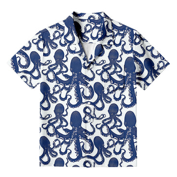 Personality fashionOcean Octopus Hawaiian Shirt