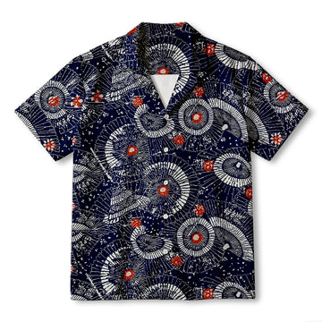 Japanese Retro Folding Fan Hawaiian Shirt